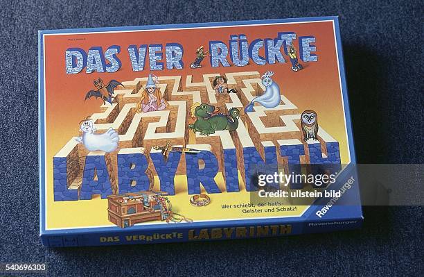 Das ver-rückte Labyrinth', ein Gesellschaftsspiel für Kinder und Erwachsene von Ravensburger. Undatiertes Foto.
