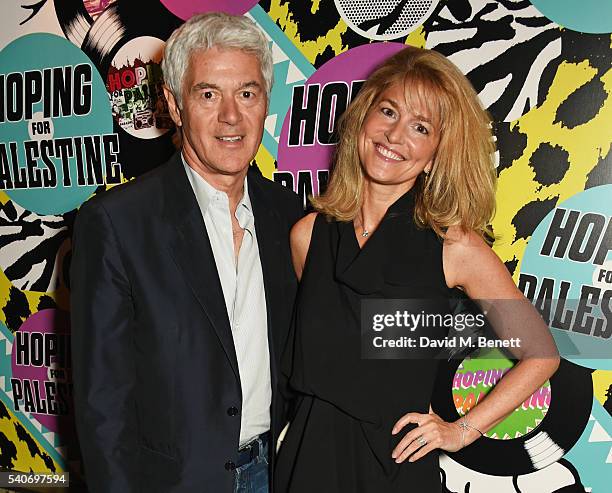 John Frieda and Avery Agnelli attend 'Hoping's Greatest Hits', the 10th anniversary of The Hoping Foundation's fundraising event for Palestinian...