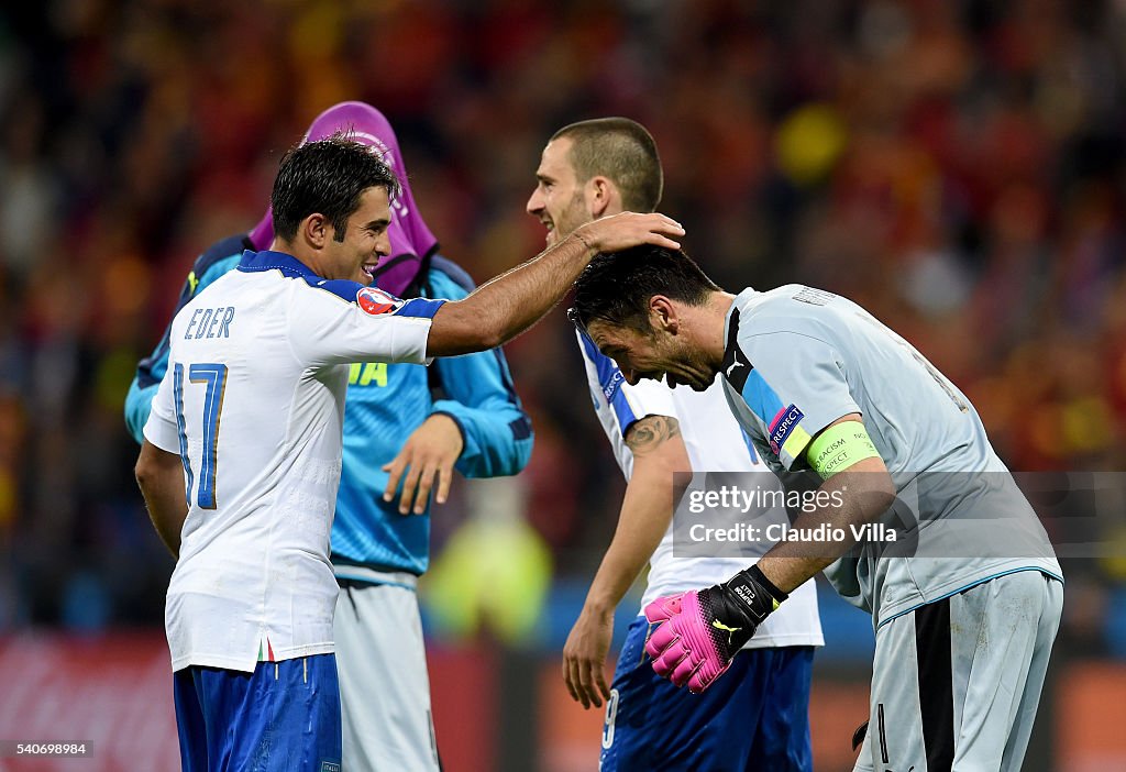 Belgium v Italy - Group E: UEFA Euro 2016