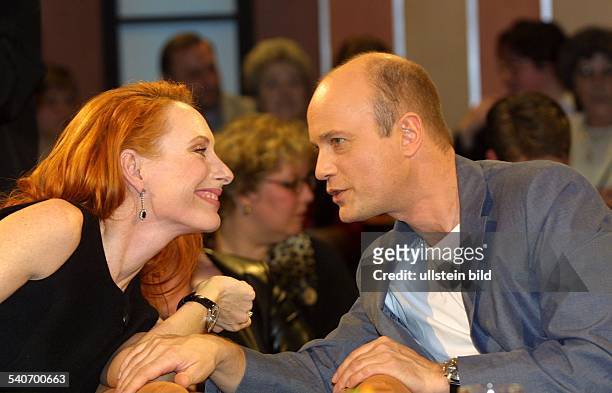 Die Schauspielerin Andrea Sawatzki und ihr Ehemann, der Schauspieler Christian Berkel. .