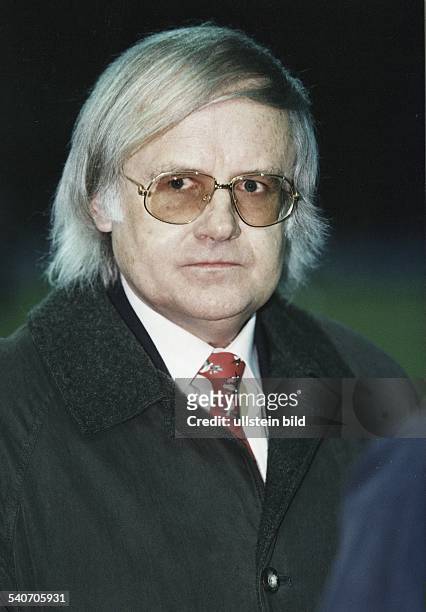 Gilbert Gress, Fußballtrainer der Schweizer Nationalmannschaft. Aufgenommen März 1998.