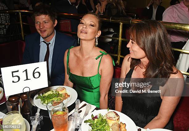 Count Nikolai von Bismarck, Kate Moss and Tricia Ronane attend 'Hoping's Greatest Hits', the 10th anniversary of The Hoping Foundation's fundraising...
