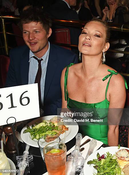 Count Nikolai von Bismarck and Kate Moss attend 'Hoping's Greatest Hits', the 10th anniversary of The Hoping Foundation's fundraising event for...