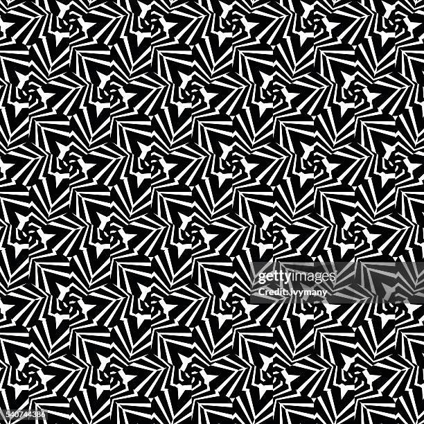 abstract black and white stripe pattern background - table cloth texture stock illustrations