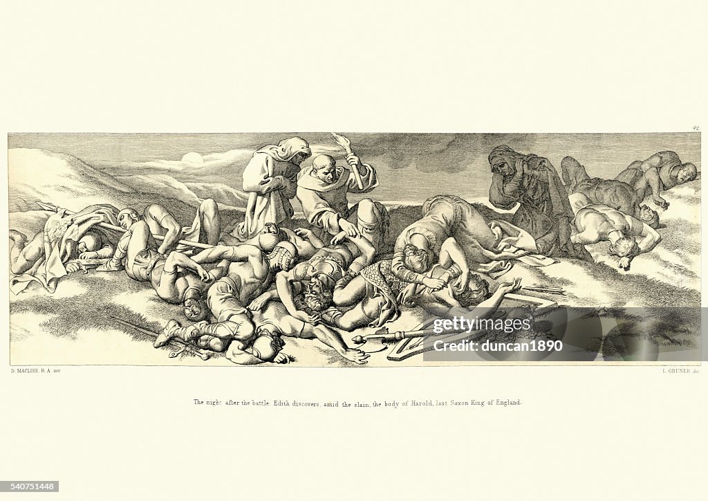 The Night after the Battle of Hastings, 1066