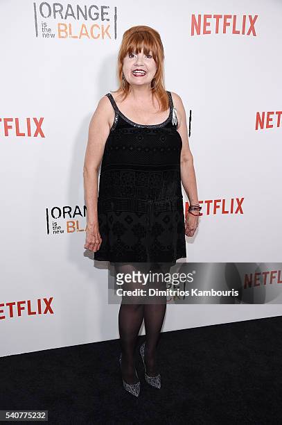Actress Annie Golden attends "Orange Is The New Black" premiere at SVA Theater on June 16, 2016 in New York City.