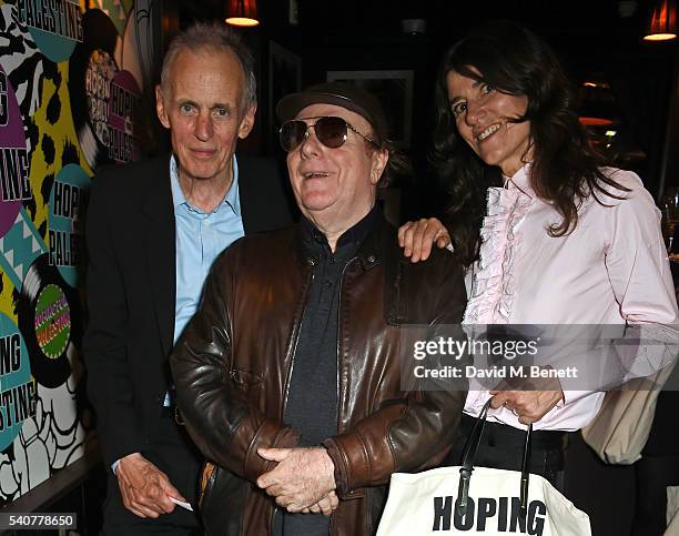 James Fox, Van Morrison and Bella Freud attend 'Hoping's Greatest Hits', the 10th anniversary of The Hoping Foundation's fundraising event for...