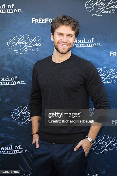 June 15, 2016 - "Pretty Little Liars" and "Dead of Summer" premiere event at the Hollywood Forever Cemetery. KEEGAN ALLEN