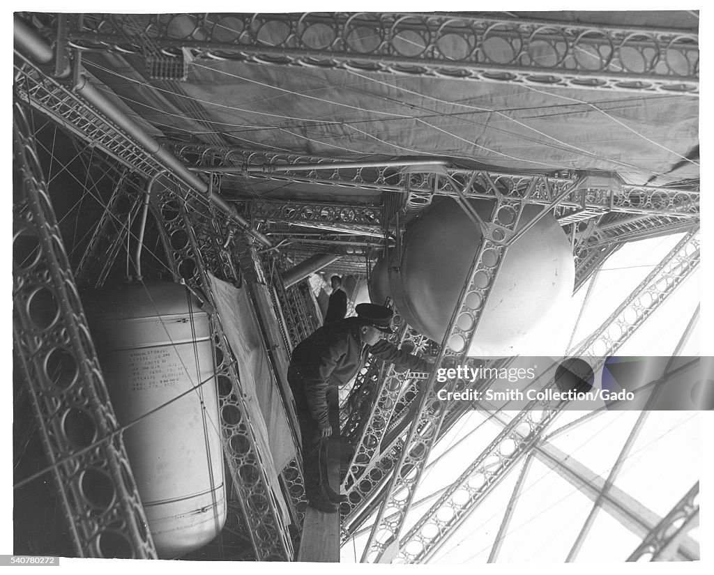 Side Corridor On A Dirigible
