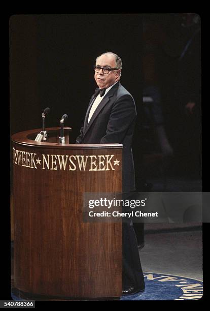 Art Buchwald at Newsweek Podium