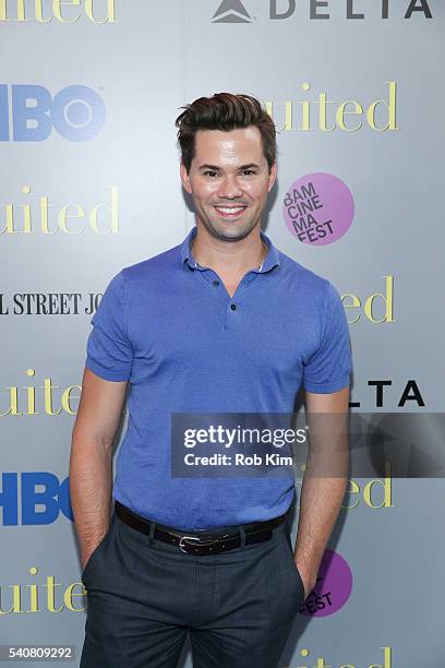 Andrew Rannells attends the screening of "Suited" during BAMcinemaFest 2016 at BAM Rose Cinemas on June 16, 2016 in New York City.