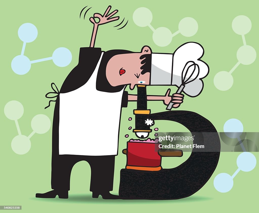 Molecular gastronomy chef
