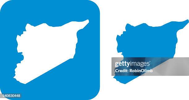 bluesyria icons - syria stock illustrations