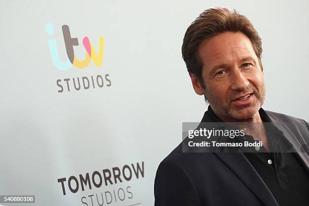 Actor David Duchovny attends the premiere of NBC's "Aquarius" Season 2 held at The Paley Center for Media on June 16, 2016 in Beverly Hills,...