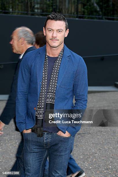 Luke Evans attends the Tate Modern opening party at Tate Modern on June 16, 2016 in London, England.