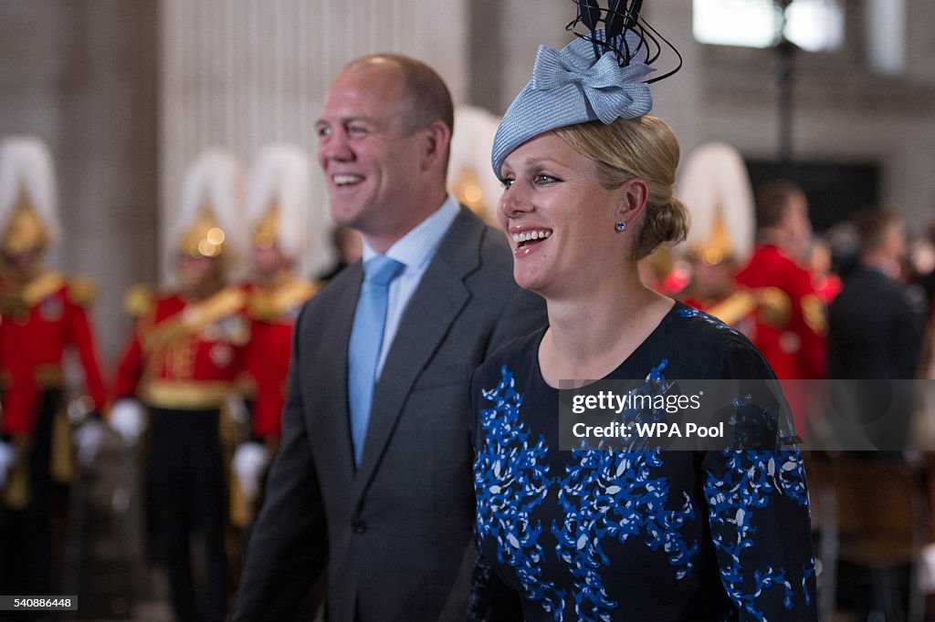 National Service Of Thanksgiving To Celebrate The Queen's 90th Birthday