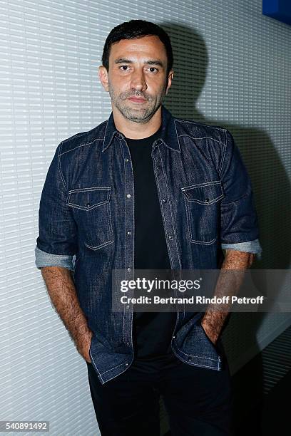 Riccardo Tisci attends the LVMH Prize 2016 Young Fashion Designer at Fondation Louis Vuitton on June 16, 2016 in Paris, France.