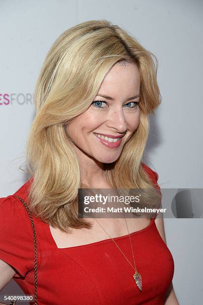 Actress Jessica Morris attends the Babes for Boobs Bachelor Auction benefitting the Los Angeles County Affiliate of Susan G. Komen on June 16, 2016...