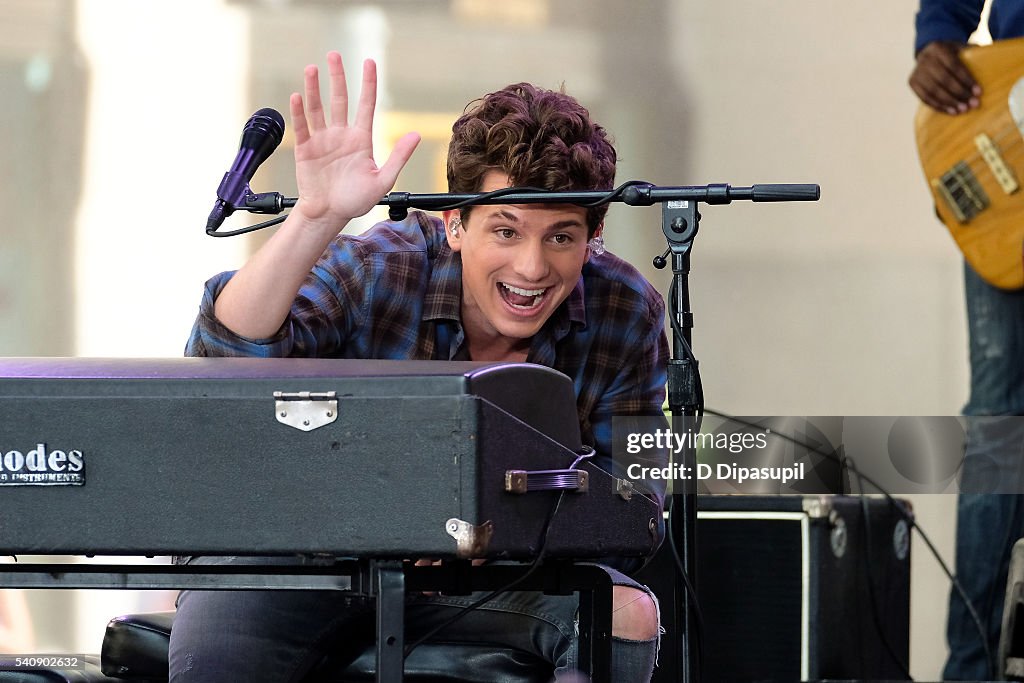 Charlie Puth Performs On NBC's "Today"