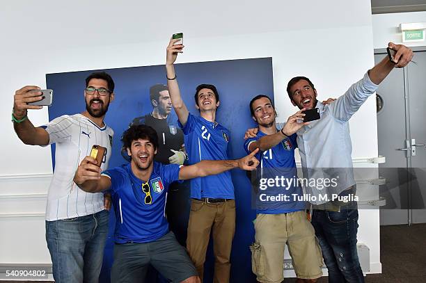 Atmosphere at Casa Azzurri On Tour on June 17, 2016 in Toulouse, France.