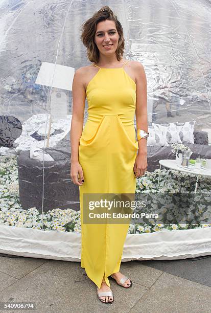 Alejandra Osborne attends the 'home bubbles' event at Santa Isabel square on June 17, 2016 in Madrid, Spain.