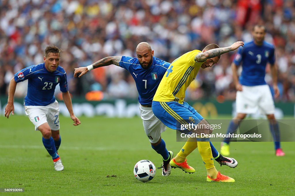 Italy v Sweden - Group E: UEFA Euro 2016