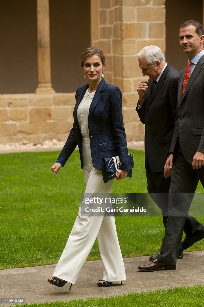Spanish Royals Visit San Sebastian