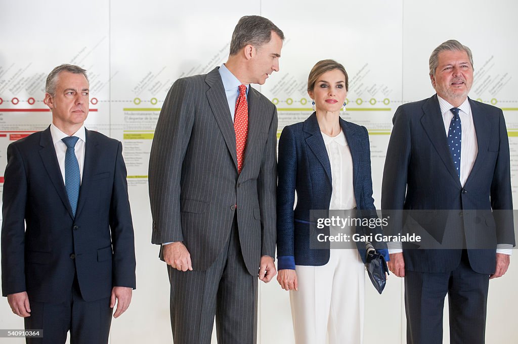 Spanish Royals Visit San Sebastian