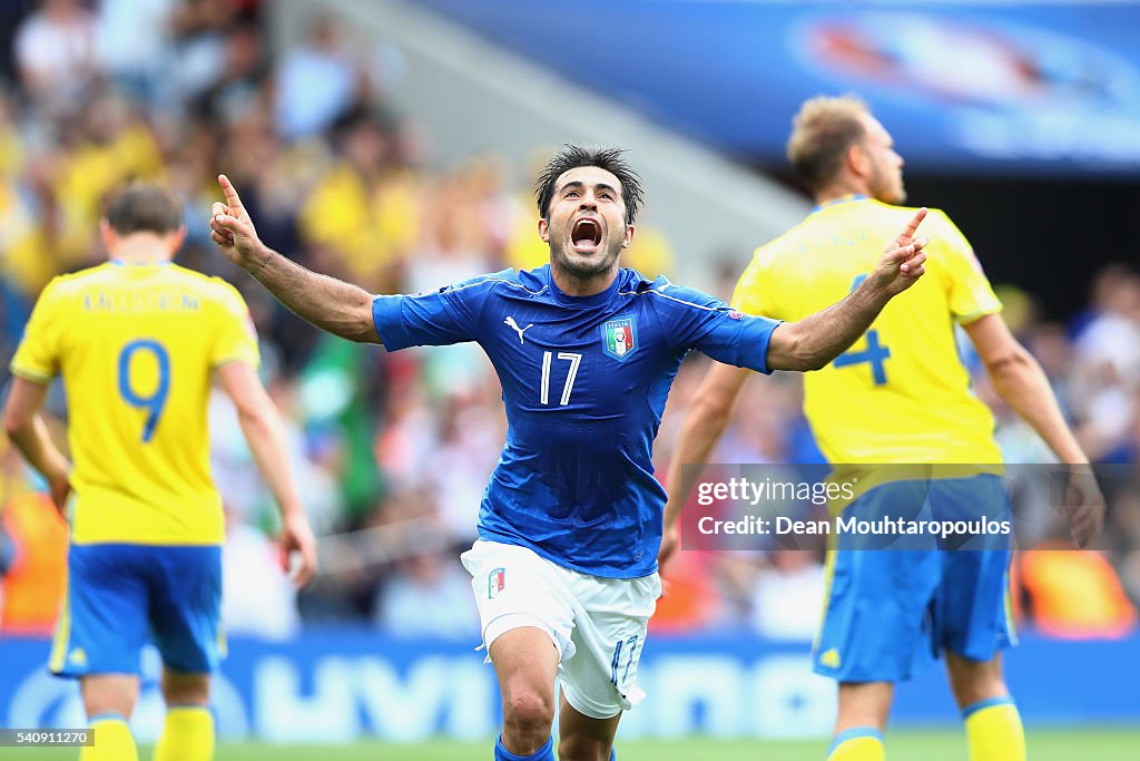 Italy v Sweden - Group E: UEFA Euro 2016