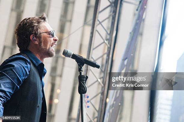 Singer Craig Morgan performs during "FOX & Friends" All American Concert Series at FOX Studios on June 17, 2016 in New York City.