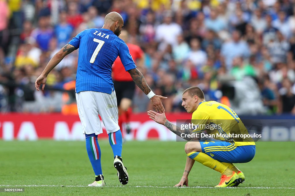 Italy v Sweden - Group E: UEFA Euro 2016