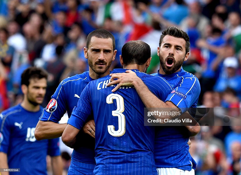 Italy v Sweden - Group E: UEFA Euro 2016