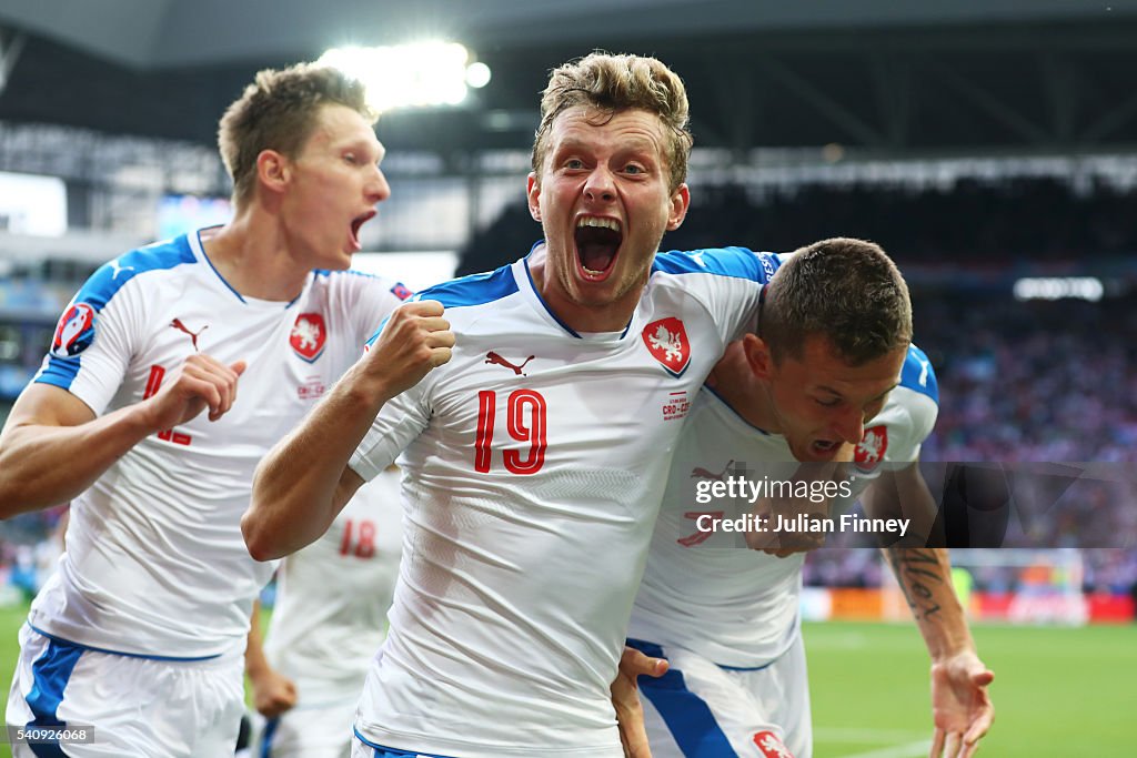 Czech Republic v Croatia - Group D: UEFA Euro 2016