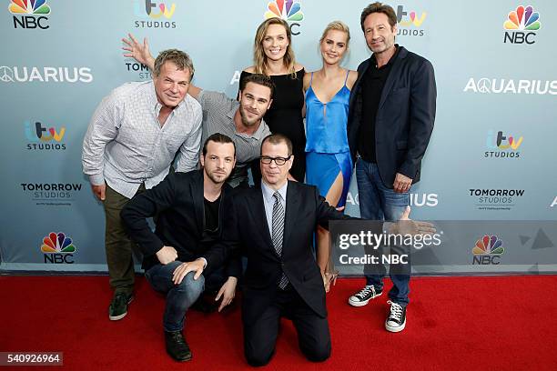 Screening and Panel Discussion at the Paley Center, June 16, 2016 -- Pictured: Marty Adelstein, Executive Producer; Gethin Anthony, Grey Damon, John...