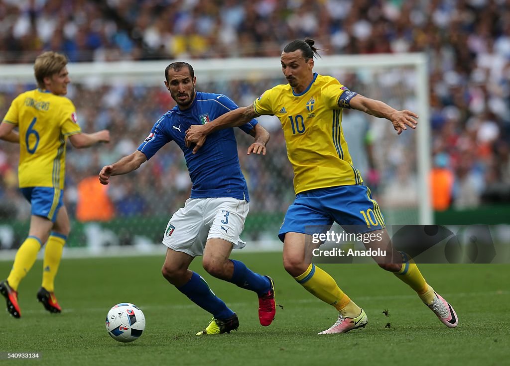 Italy v Sweden - Euro 2016