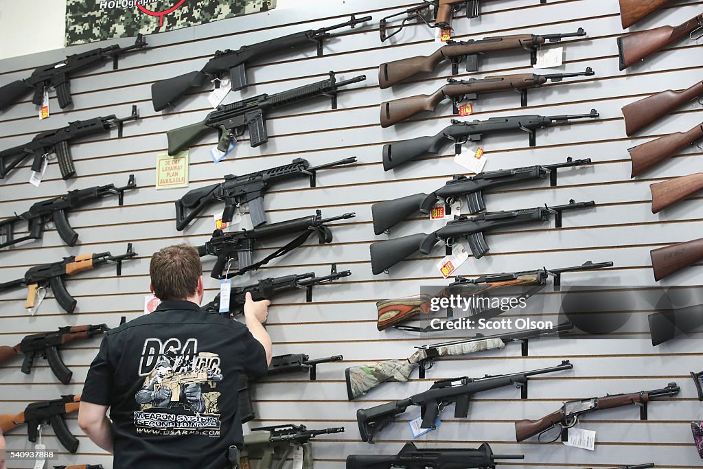 Activists Hold Protest At Rifle Manufacturer In Illinois