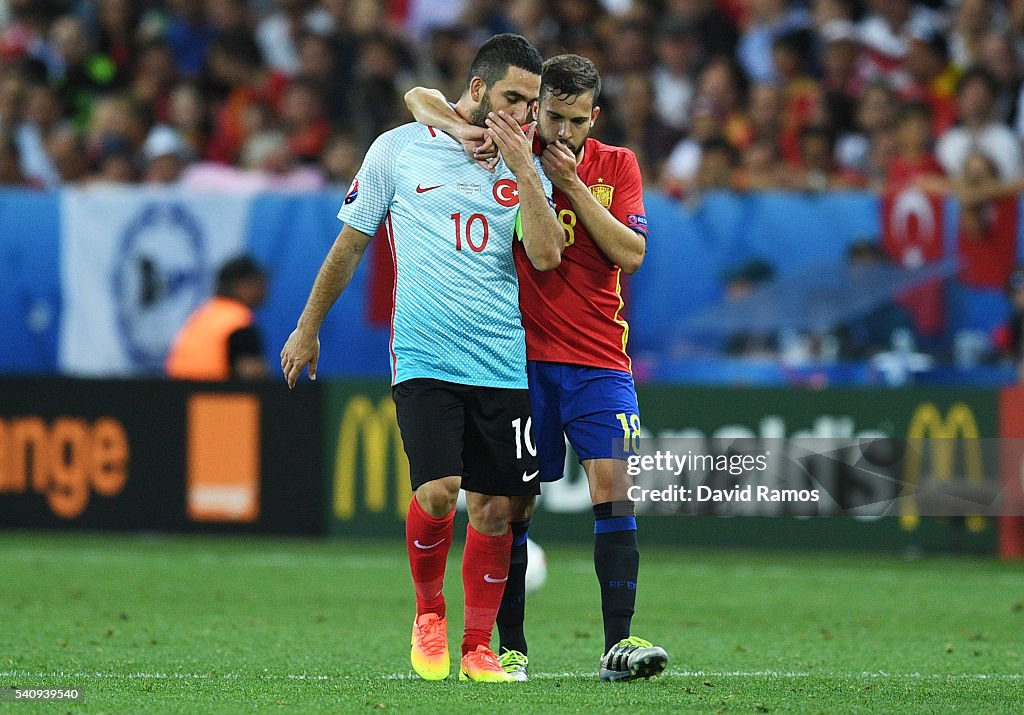 Spain v Turkey - Group D: UEFA Euro 2016