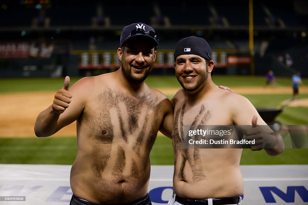 New York Yankees v Colorado Rockies