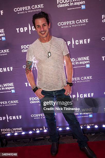 Johnny Iuzzini attends the Opening Reception of the 34th Annual Food & Wine Classic In Aspen - Day 1 on June 16, 2016 in Aspen, Colorado.