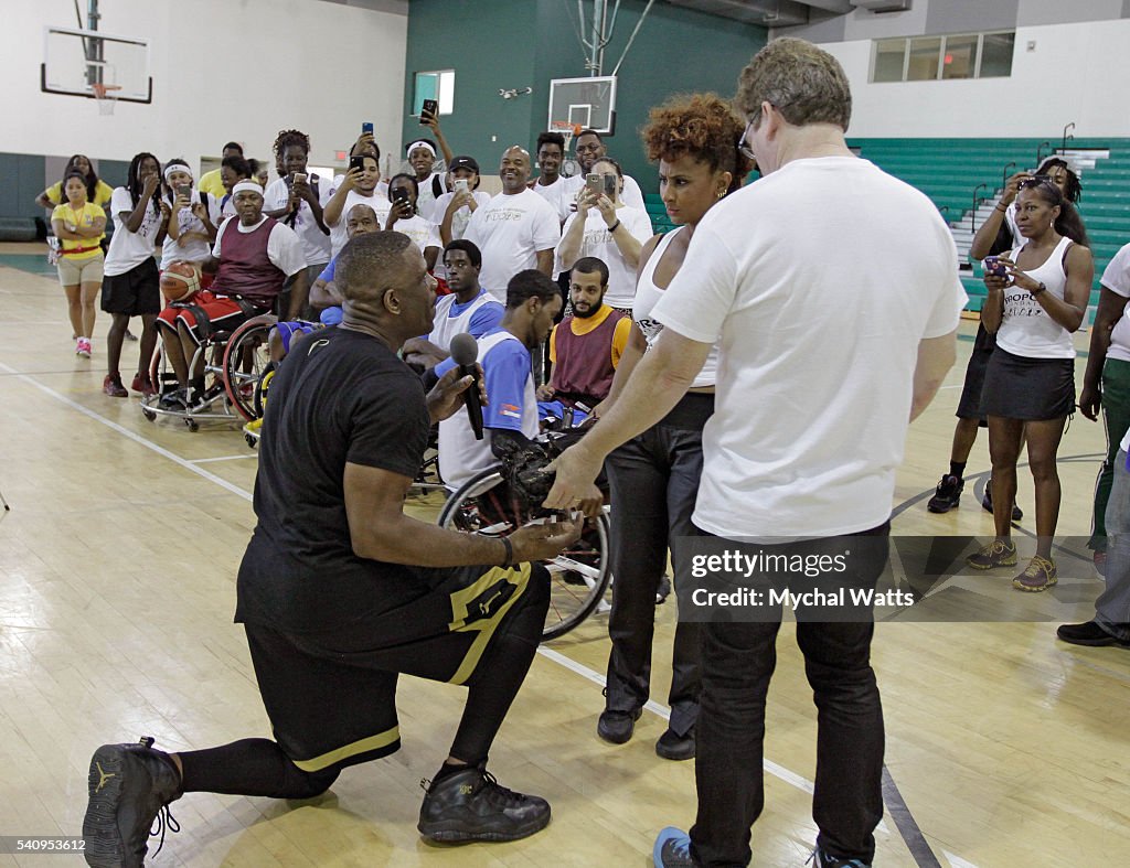 Dwyane Wade Sr. Hosts 500 kids at Camp RED for Fifth Annual ProPops Father's Day Weekend