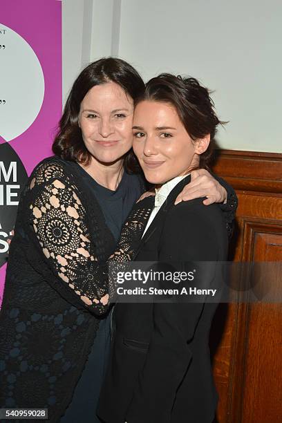 Actors Ally Sheedy and Addison Timlin attend the BAMcinemaFest 2016 Little Sister premiere at BAM Rose Cinemas on June 17, 2016 in New York City.