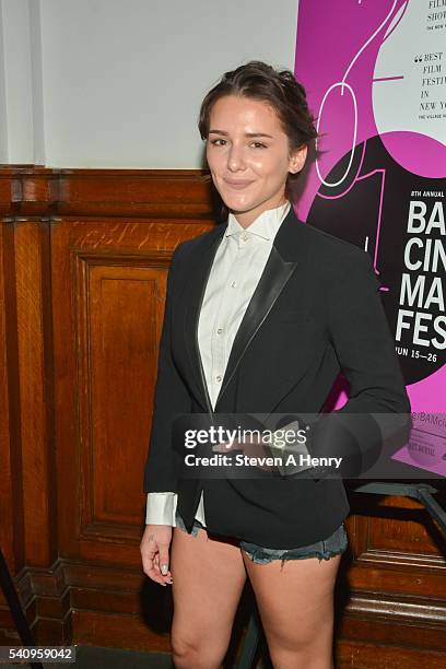 Actress Addison Clark attends the BAMcinemaFest 2016 Little Sister premiere at BAM Rose Cinemas on June 17, 2016 in New York City.