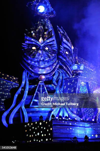 Atmosphere shot of the Kinetic Field stage during the 20th annual Electric Daisy Carnival at Las Vegas Motor Speedway on June 17, 2016 in Las Vegas,...