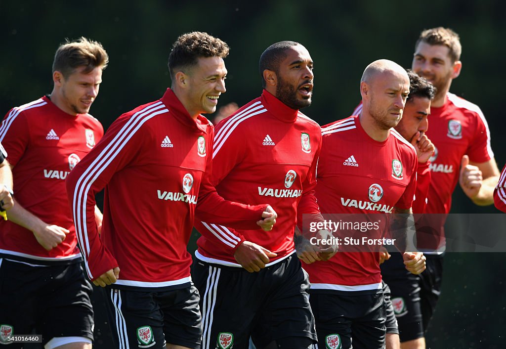 Wales Training Session and Press Conference