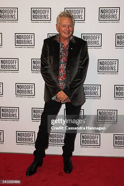 Iva Davies arrives ahead of the Art of Music 2016 at Art Gallery Of NSW on June 18, 2016 in Sydney, Australia.