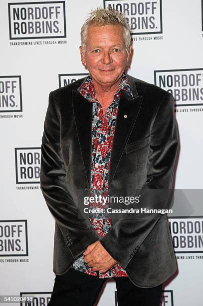 Iva Davies arrives ahead of the Art of Music 2016 at Art Gallery Of NSW on June 18, 2016 in Sydney, Australia.