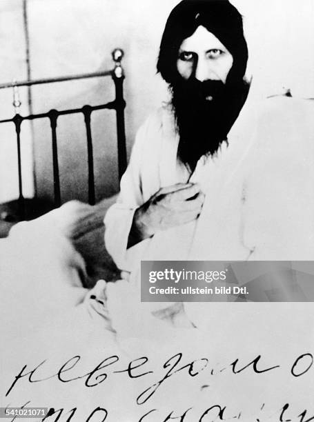 Grigori Rasputin *22.01.1869-+monk, faith healer, Russia - no date