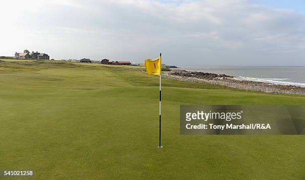 View of the 1st fairway during The Amateur Championship 2016 - Day Six at Royal Porthcawl Golf Club on June 18, 2016 in Bridgend, Wales.