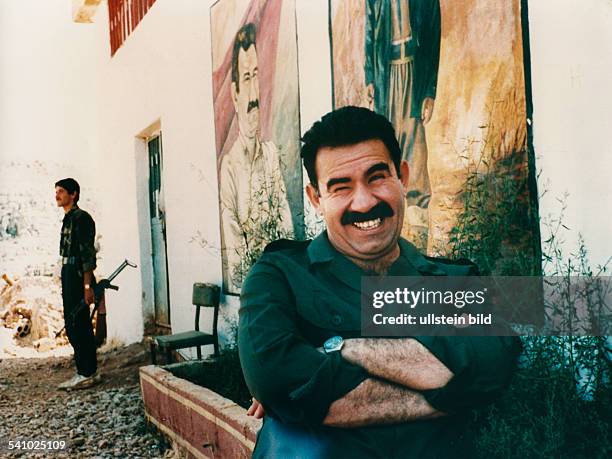 Abdullah Öcalan, leader of the PKK, who is waging a guerrilla war against the Turkish government from Lebanon