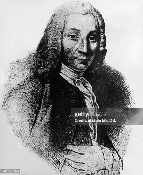 Celsius, Anders *27.11.1701-25 04.1744+Astronom, S- zeitg. Kupferstich